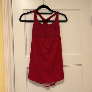 Lululemon Venus Red Tank Top size 2